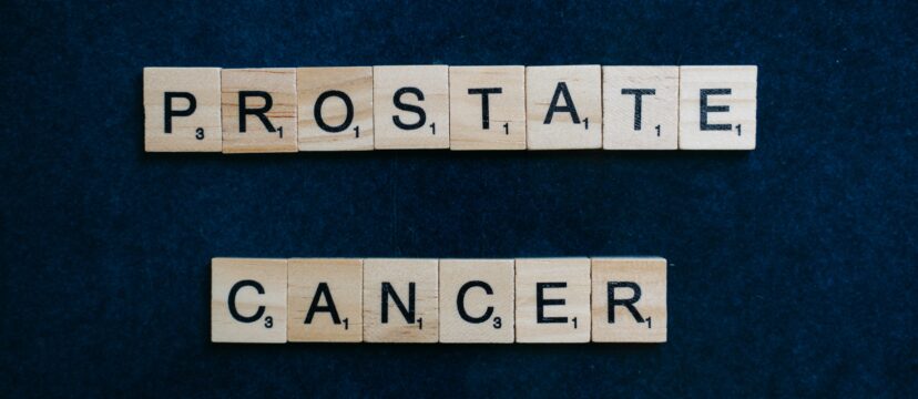 prostate cancer spelt with scrabble pieces